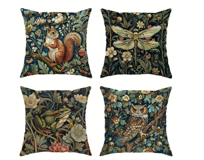 Rabbit Woodland Cushion Covers
