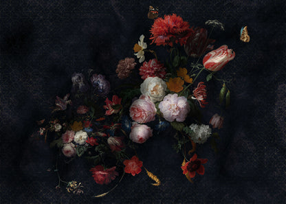 Amsterdam Flowers - Custom Sized Wallpaper Mural (per m2)