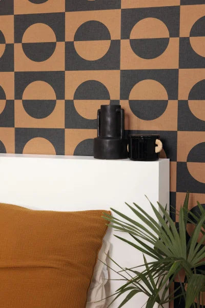 Etendu Wallpaper - Noir Beige