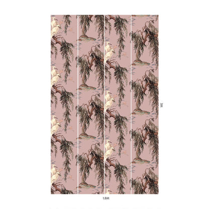 Zeus Hybrid Mural Wallpaper - House of Hackney - Blush