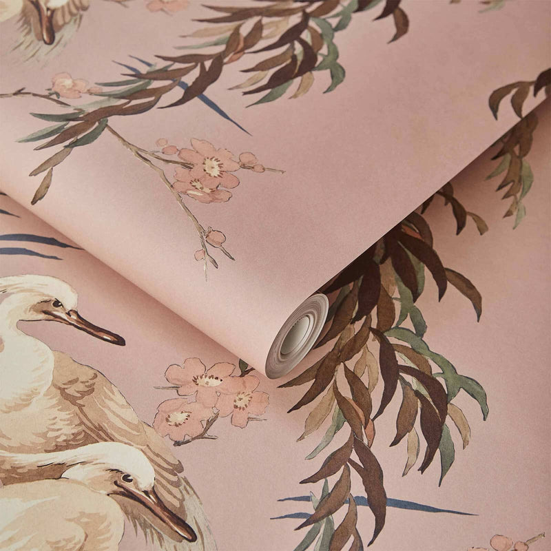 Sample - Zeus Hybrid Mural Wallpaper - House of Hackney - Blush