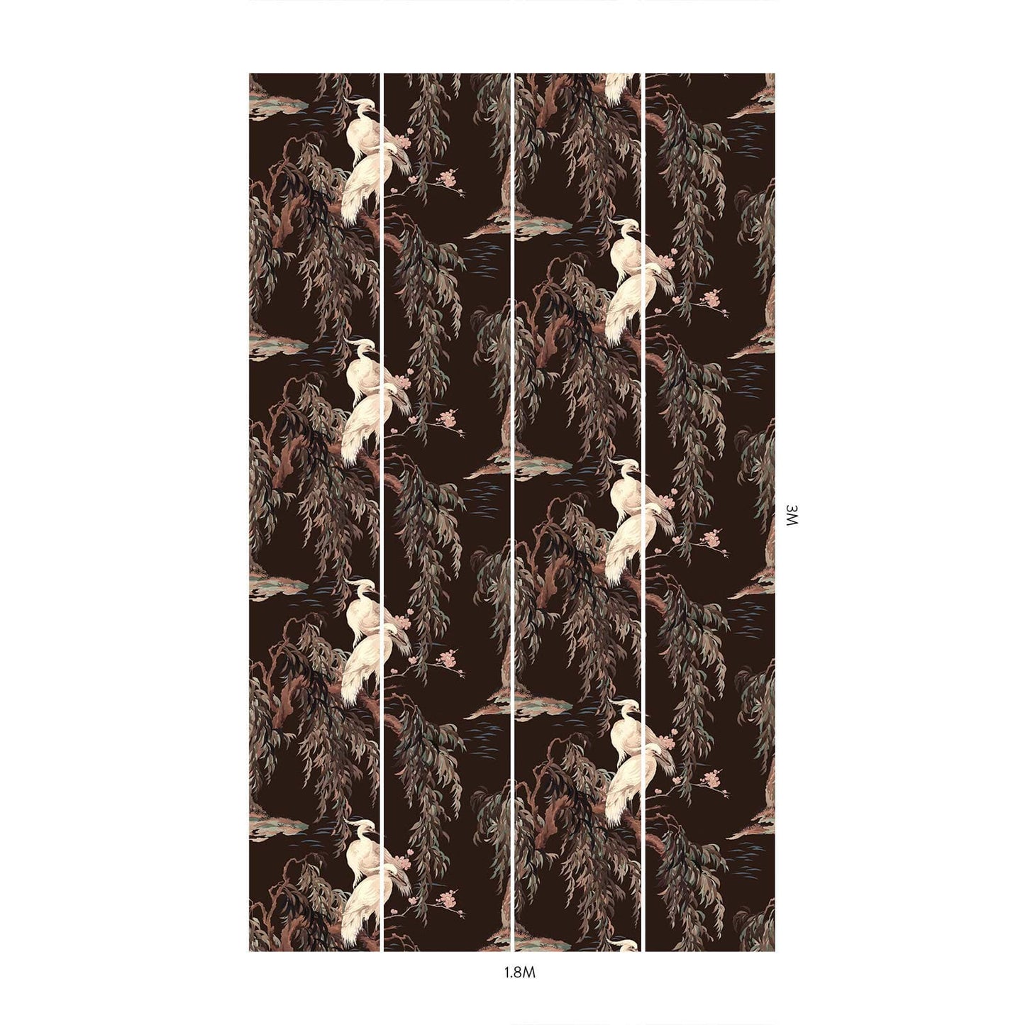 Zeus Hybrid Mural Wallpaper - House of Hackney - Carob