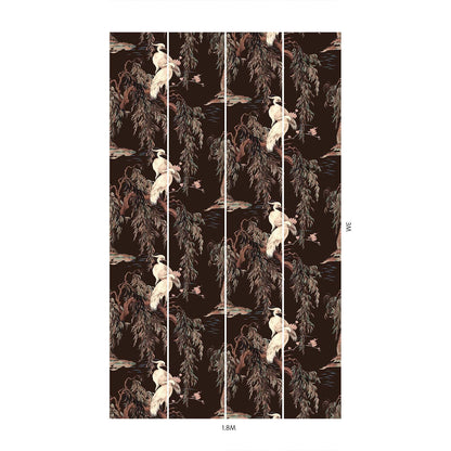 Zeus Hybrid Mural Wallpaper - House of Hackney - Carob