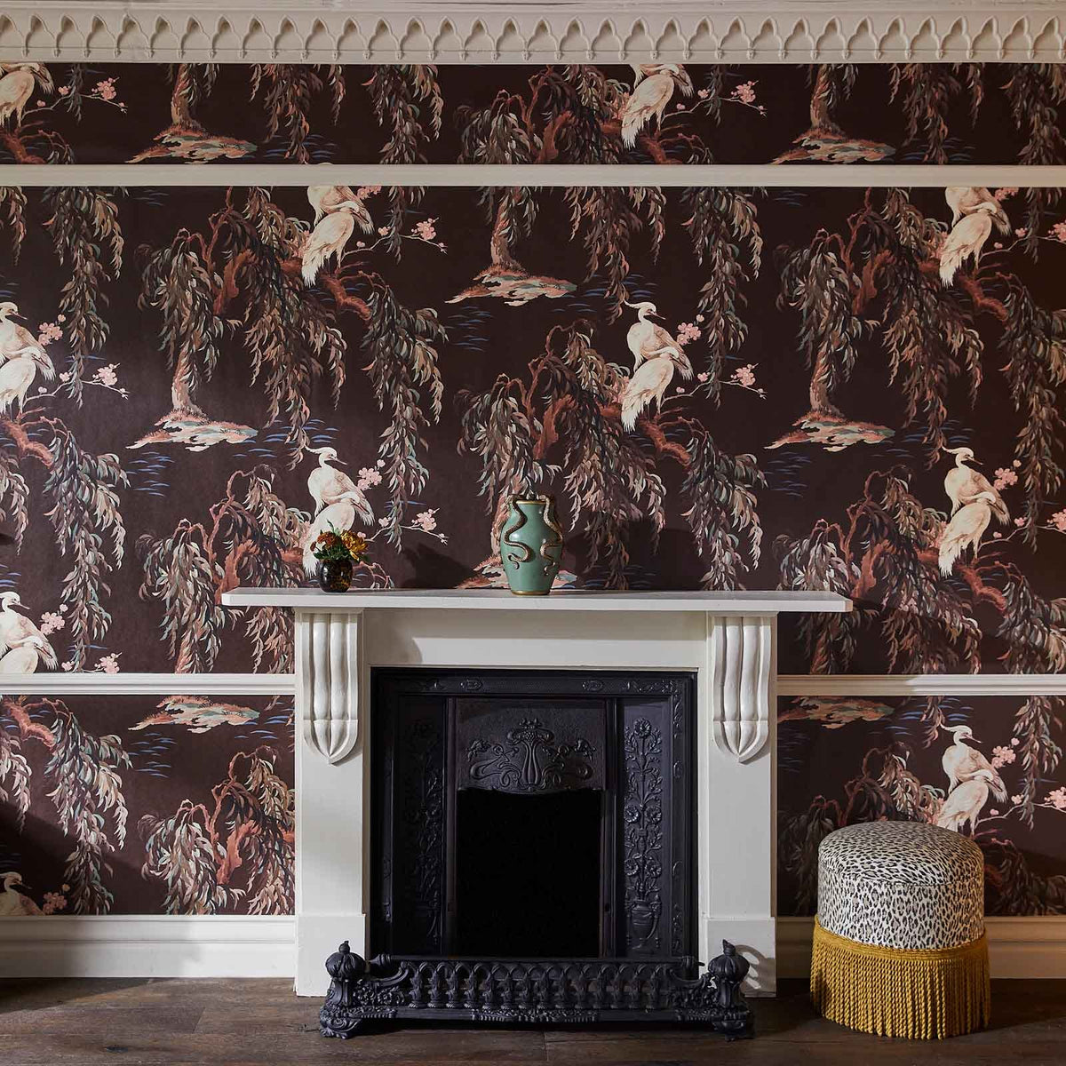 Zeus Hybrid Mural Wallpaper - House of Hackney - Carob
