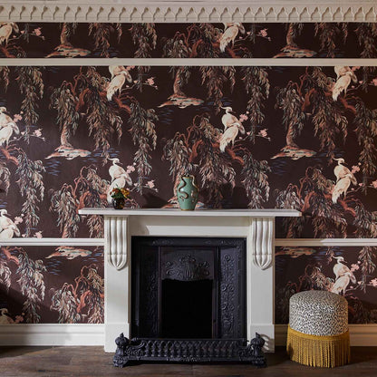 Zeus Hybrid Mural Wallpaper - House of Hackney - Carob
