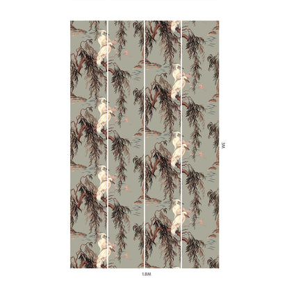 Zeus Hybrid Mural Wallpaper - House of Hackney - Eau De Nil