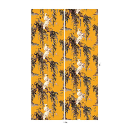 Zeus Hybrid Mural Wallpaper - House of Hackney - Ochre