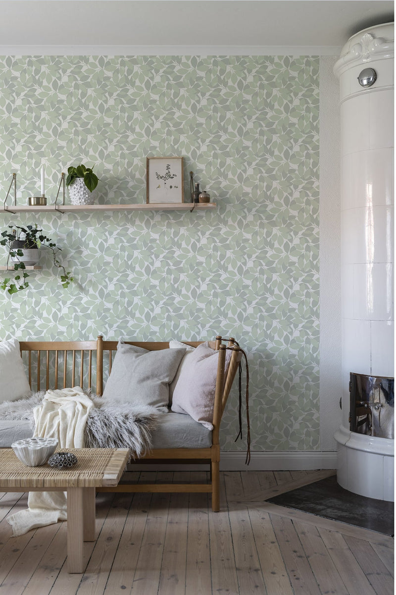 Augusti Leaves Wallpaper - 2 Colours
