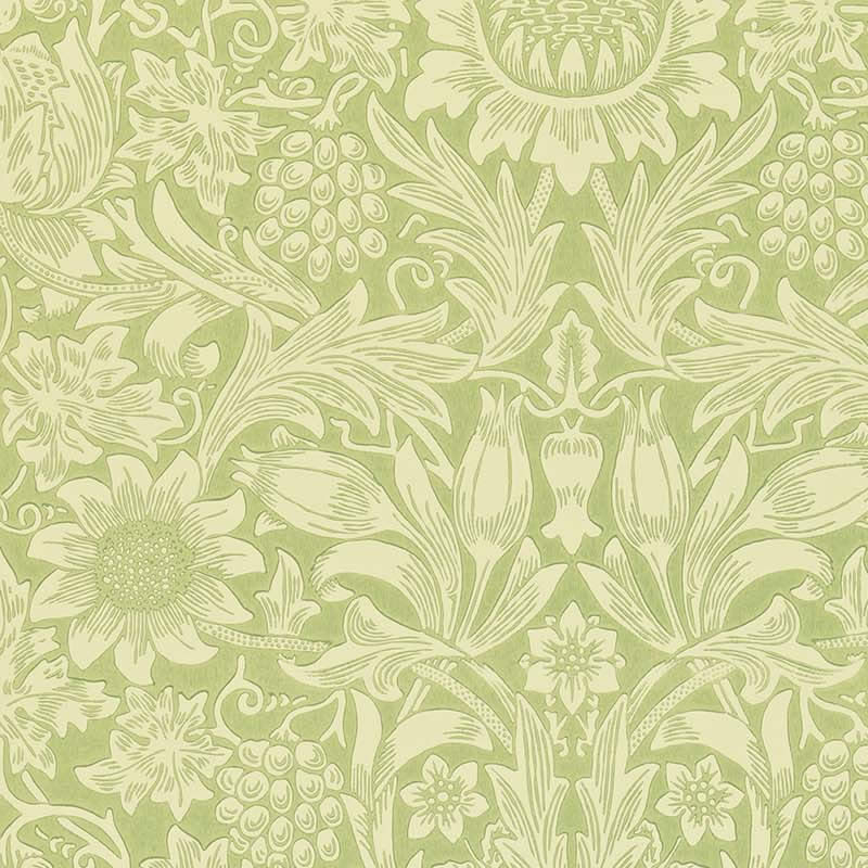 William Morris Sunflower - Green