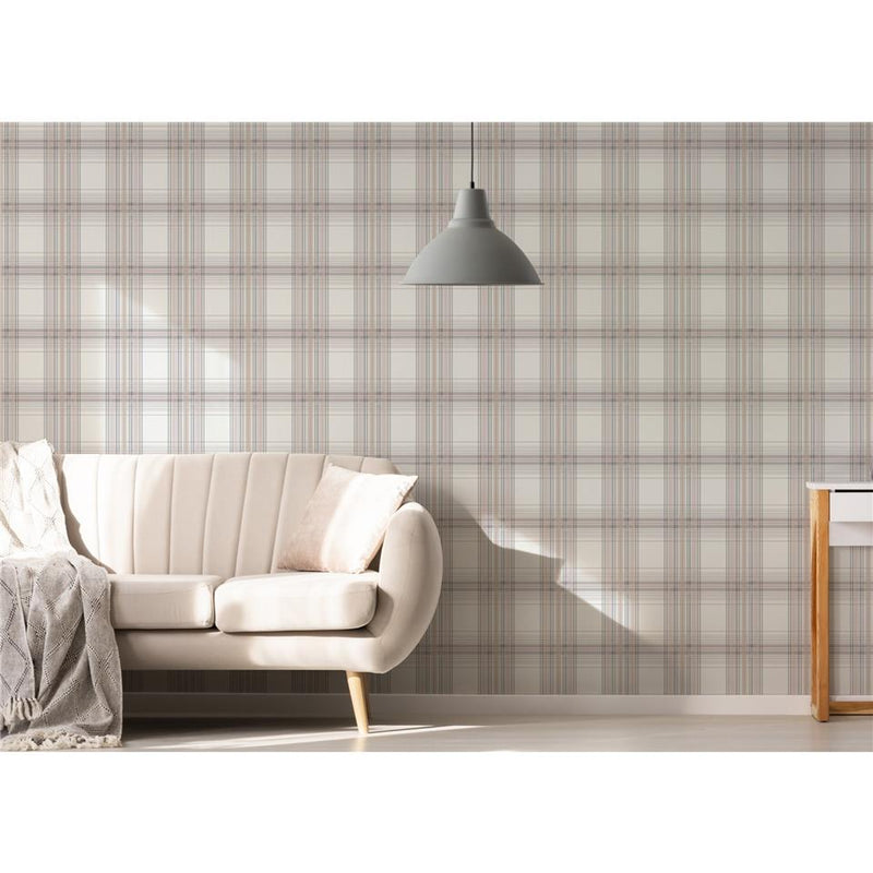 Iona Check Wallpaper - 6 Colours