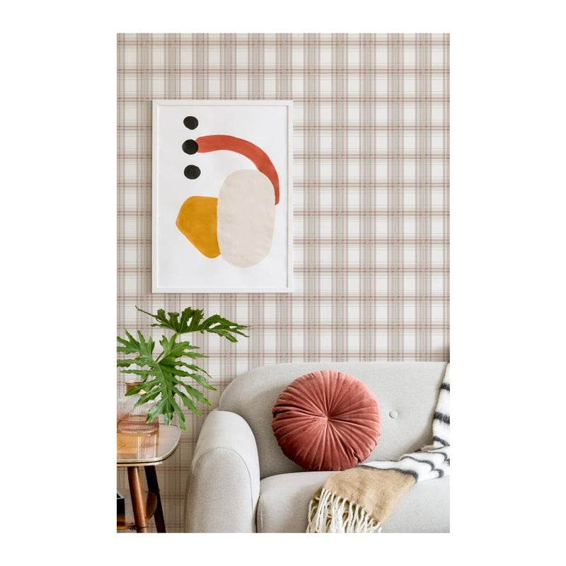 Iona Check Wallpaper - 6 Colours
