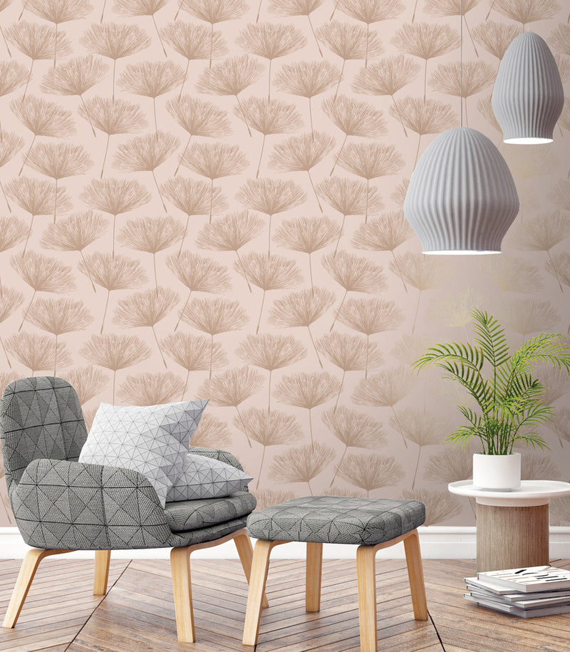 Glistening Fleur Wallpaper - 3 Colours