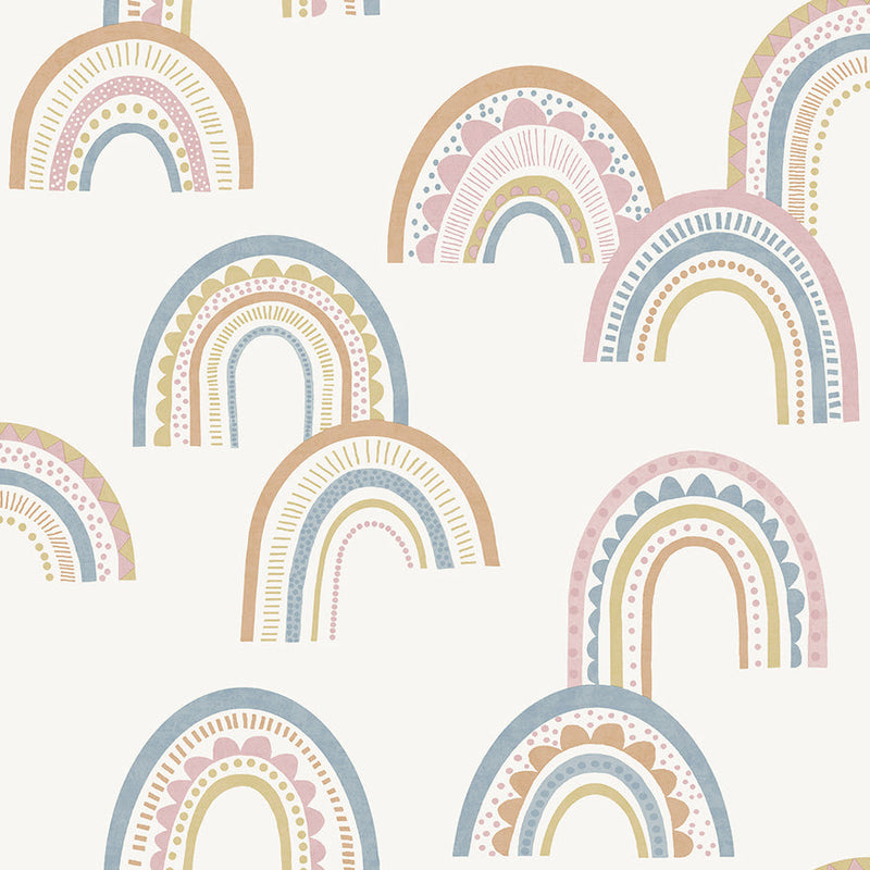Boho Rainbow Wallpaper - 3 Colours