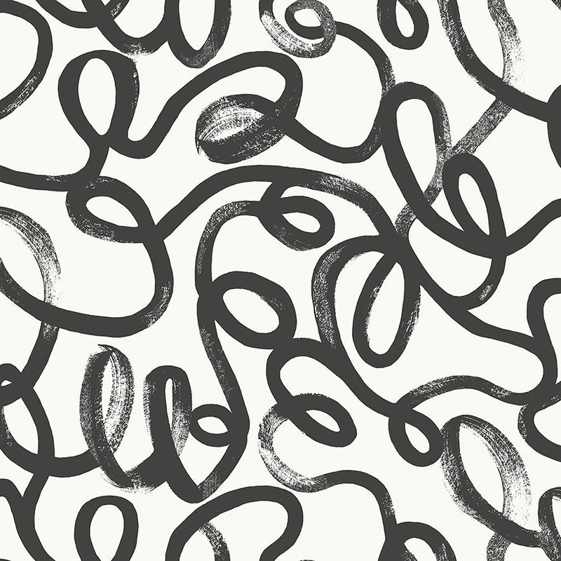 Squiggles Wallpaper - 2 Colours