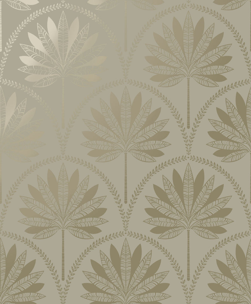 Metallic Palm Tree Wallpaper - 3 Colours