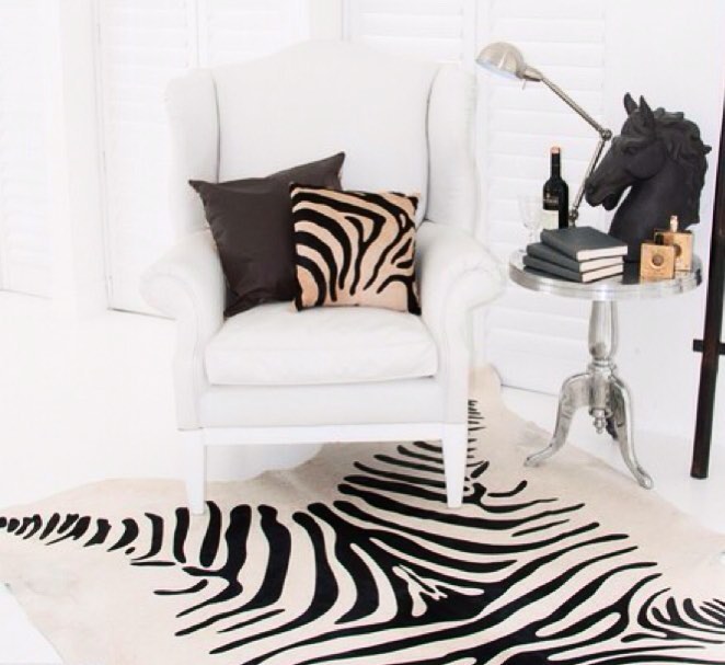Animal Print Rugs - Zebra