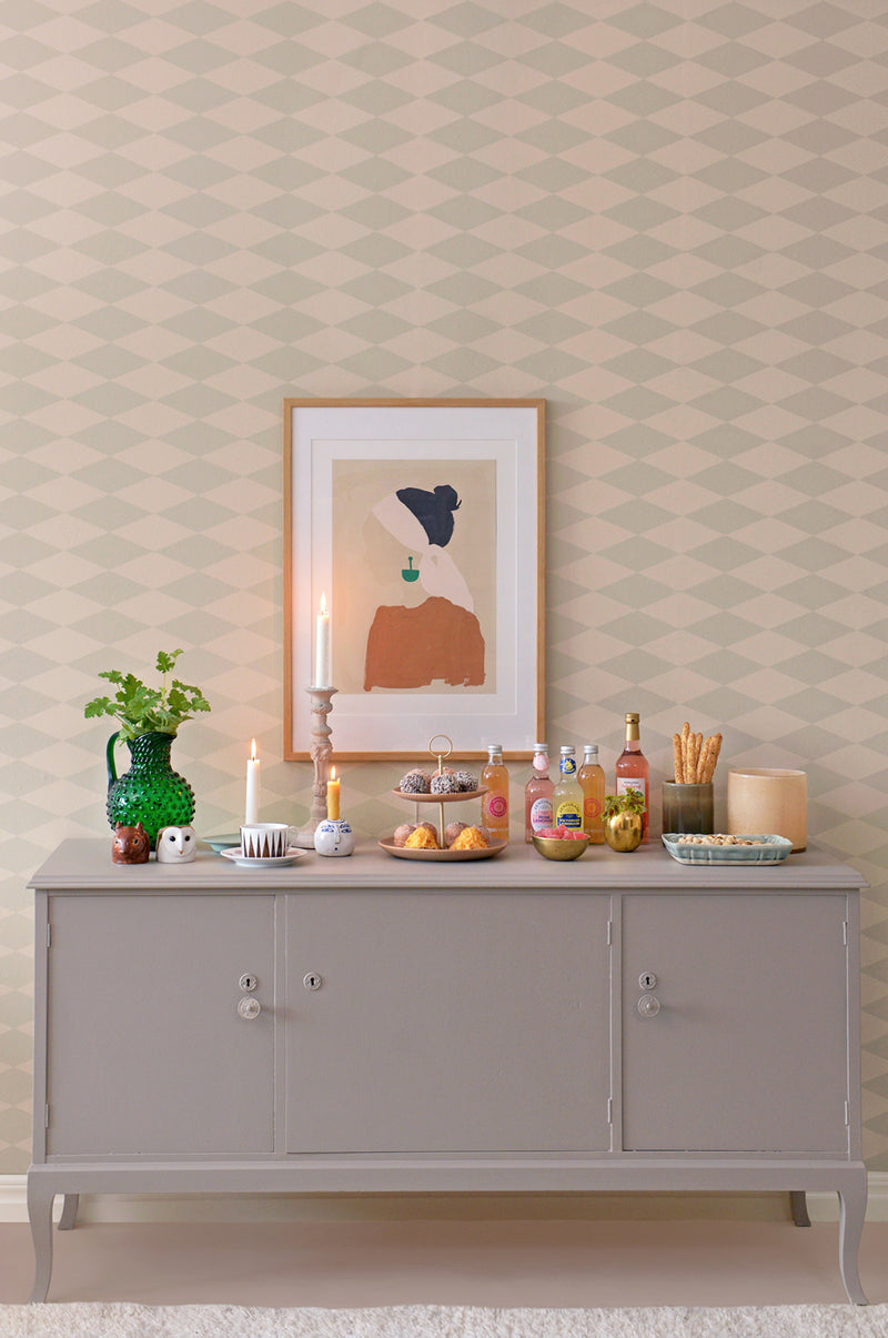 Copenhagen Geometric Wallpaper - 2 Colours