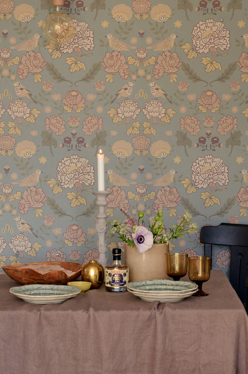 June Scandinavian Wallpaper - 4 Colours