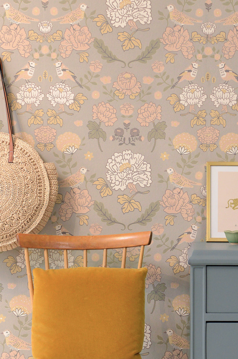 June Scandinavian Wallpaper - 4 Colours