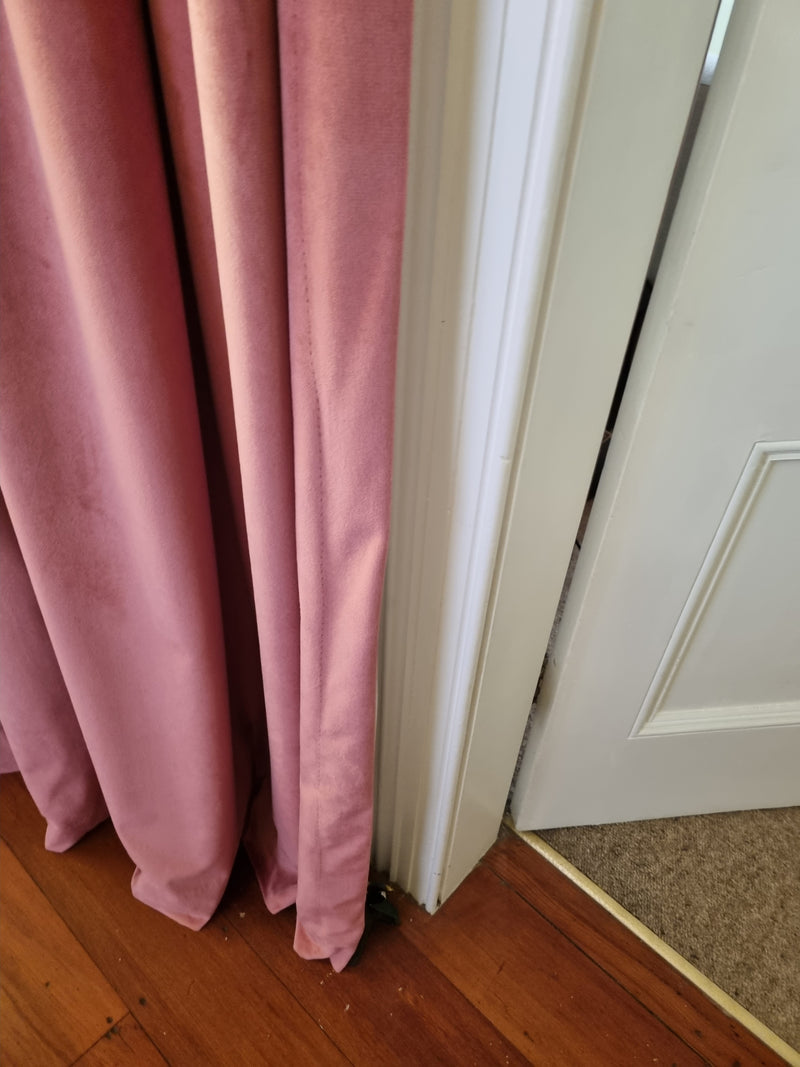 Plush Velvet - Pink Curtains (customers Photo)