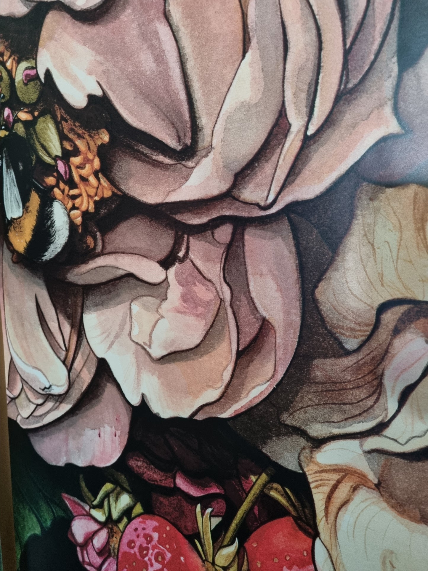 HOME by Makkala Floral - Custom Sized Wallpaper Mural (per m2)