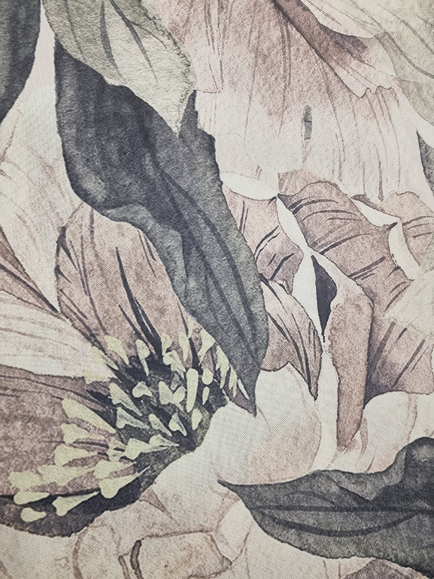 Oversized Floral Bloom - Custom Sized Wallpaper Mural (per m2)