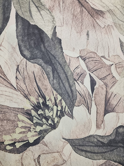 Oversized Floral Bloom - Custom Sized Wallpaper Mural (per m2)