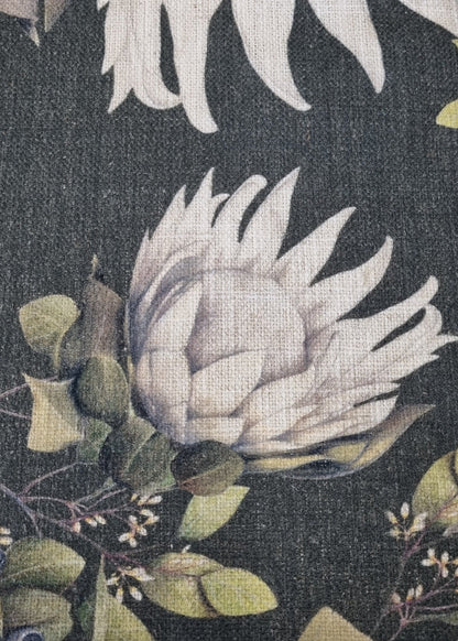 King Protea Fabric - Bruge - Olive Colour