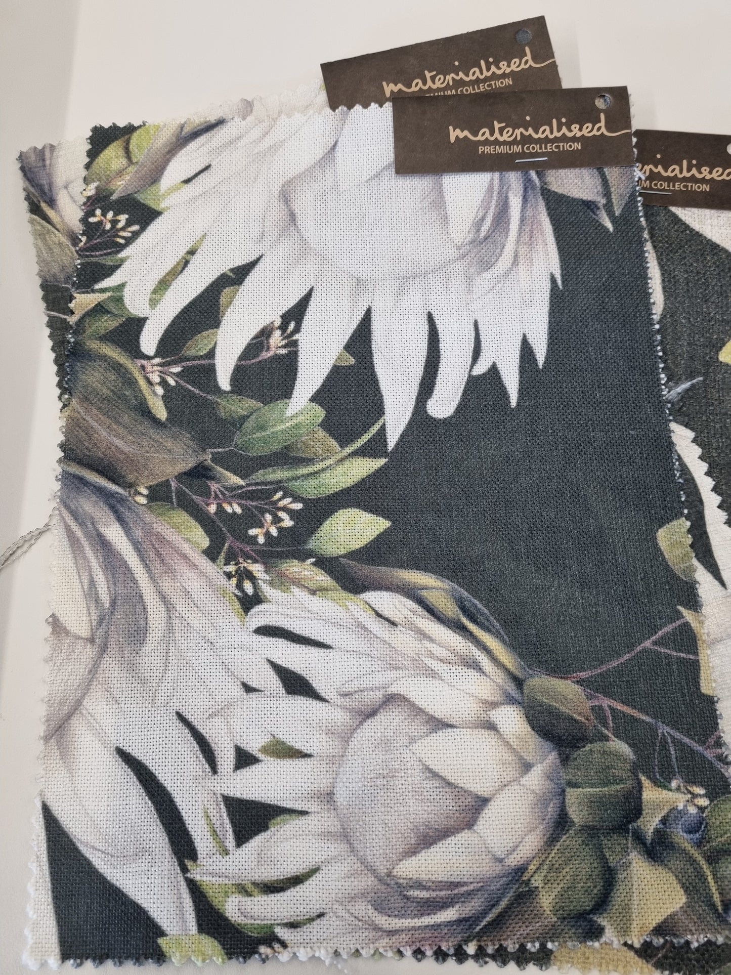King Protea Upholstery Fabric - 4 Colours