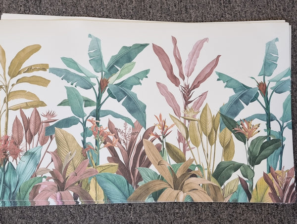 Sample - Dreamy Banana Leaf - Custom Sized Wallpaper Mural (per m2)