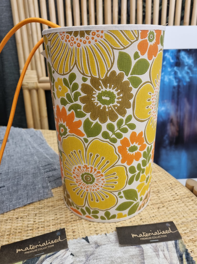 Vintage Wallpaper Light Shades