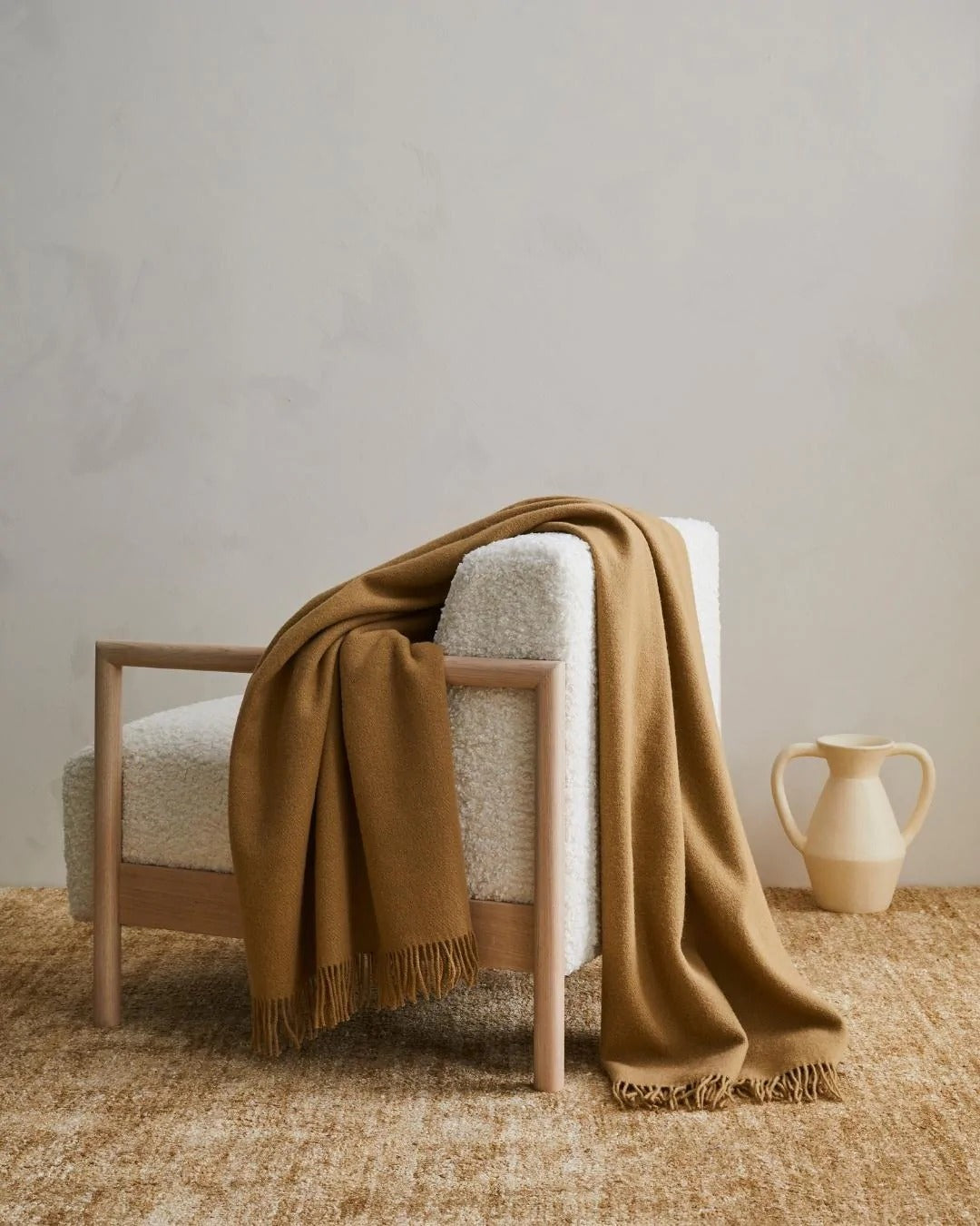 Nevis Lambswool Throw - 14 Colours