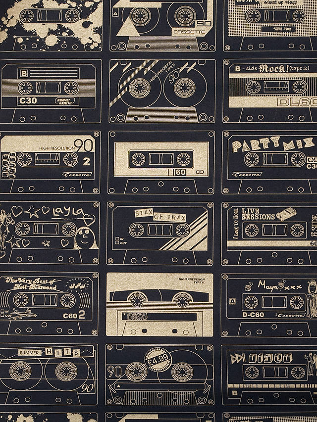 C60 Tape Cassette Wallpaper - 2 Colours