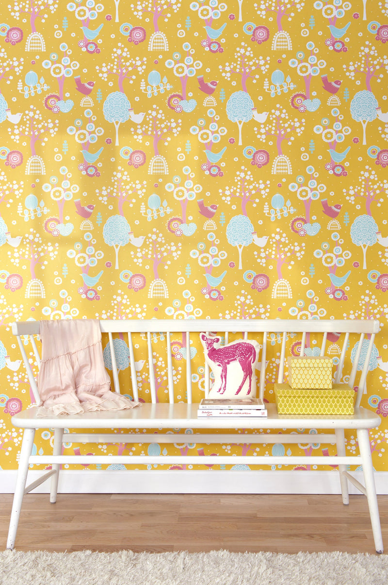 Cherry Valley Wallpaper - 5 Colours