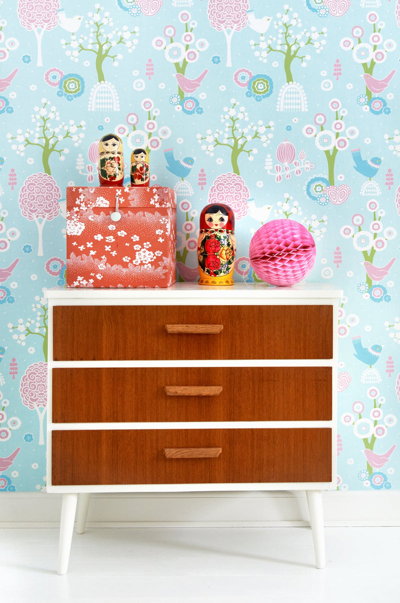 Cherry Valley Wallpaper - 5 Colours