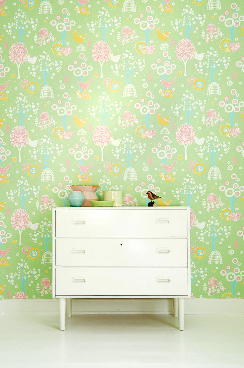 Cherry Valley Wallpaper - 5 Colours