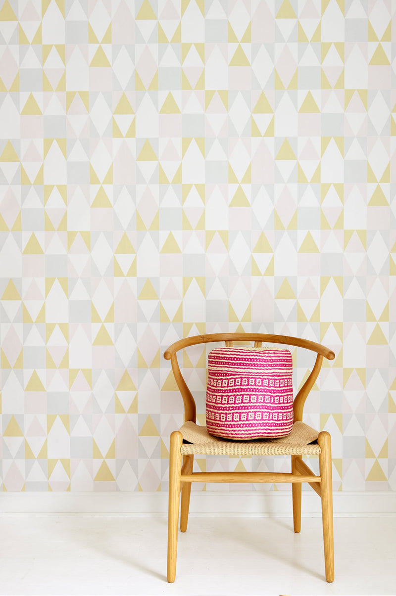 Alice Geometric Wallpaper - 5 Colours