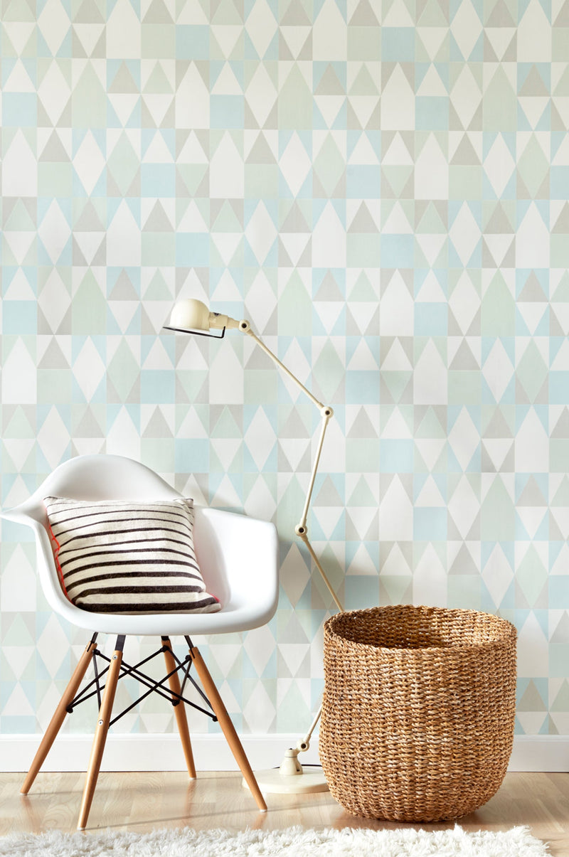 Alice Geometric Wallpaper - 5 Colours