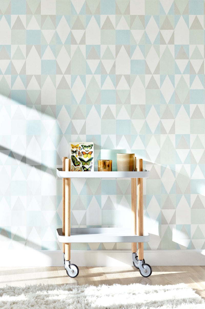 Alice Geometric Wallpaper - 5 Colours