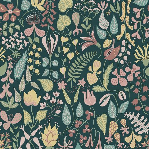 Herbarium Wallpaper - 3 Colours