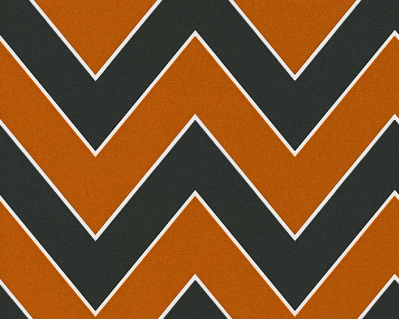 Chevron Vinyl Wallpaper - 4 Colours