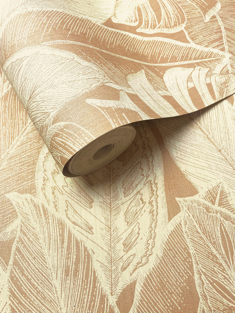 Linear Palm Wallpaper - 3 Colours