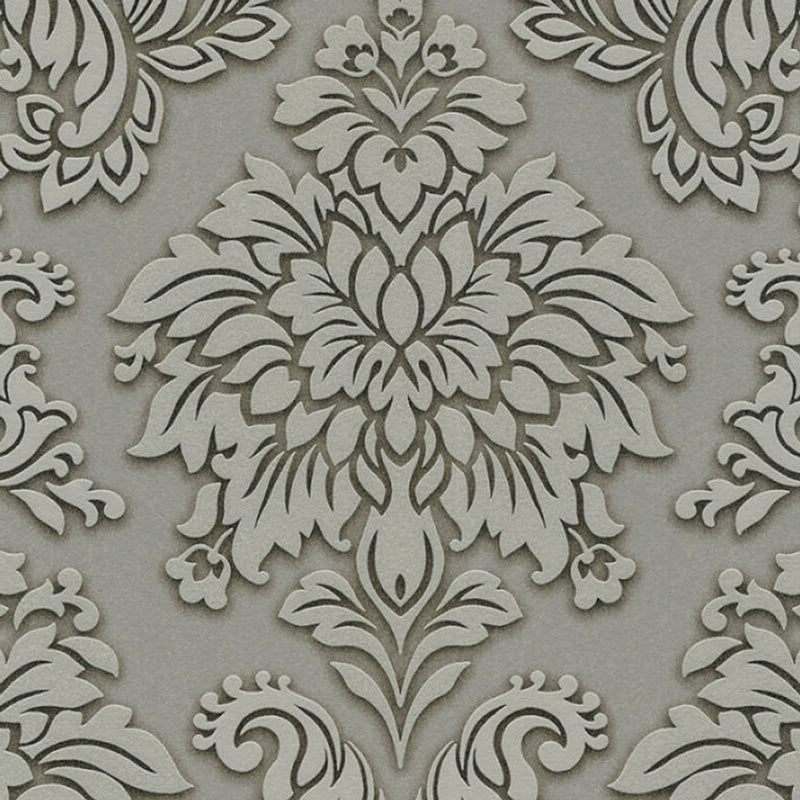 Two Toned Damask Wallpaper - 5 Colours