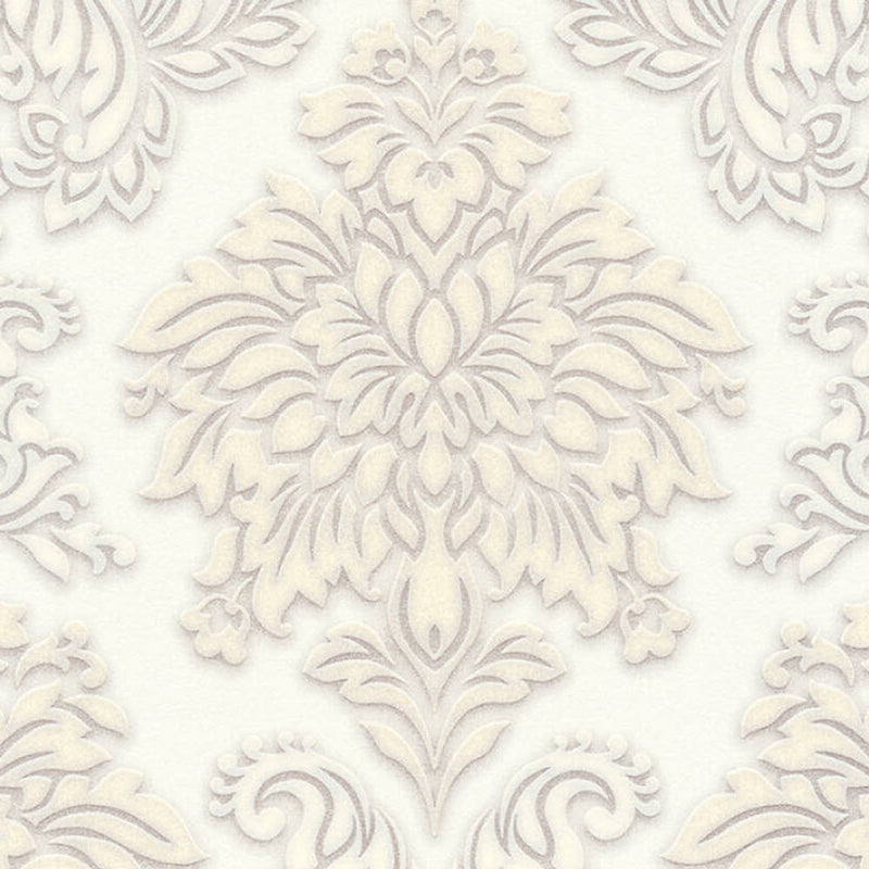 Two Toned Damask Wallpaper - 5 Colours