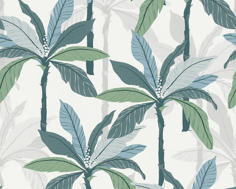 Palm Shadow Wallpaper - 5 Colours