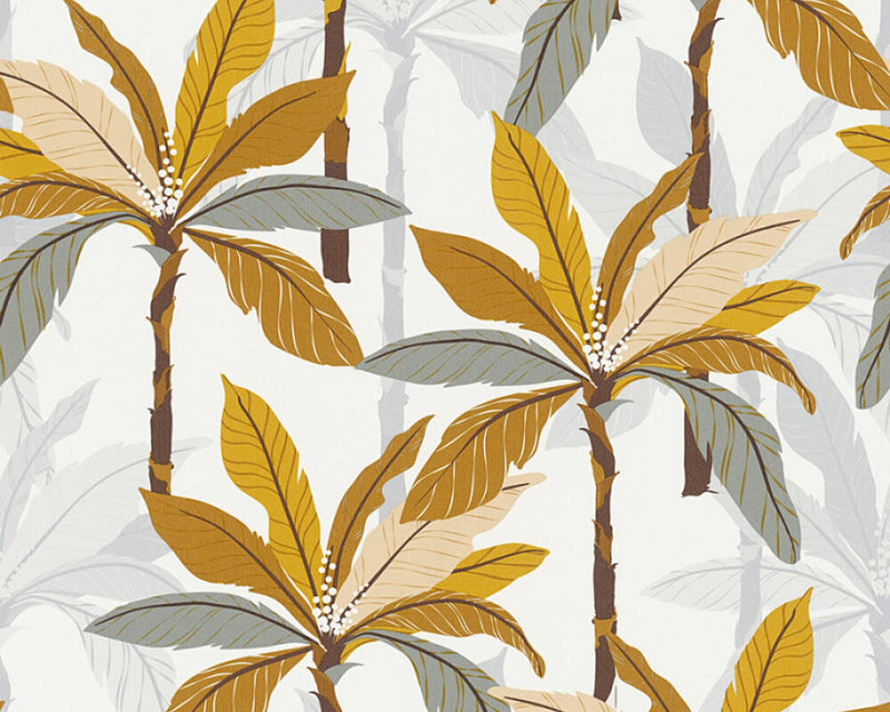 Palm Shadow Wallpaper - 5 Colours