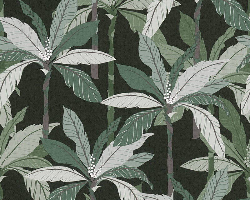 Palm Shadow Wallpaper - 5 Colours