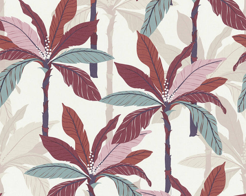 Palm Shadow Wallpaper - 5 Colours