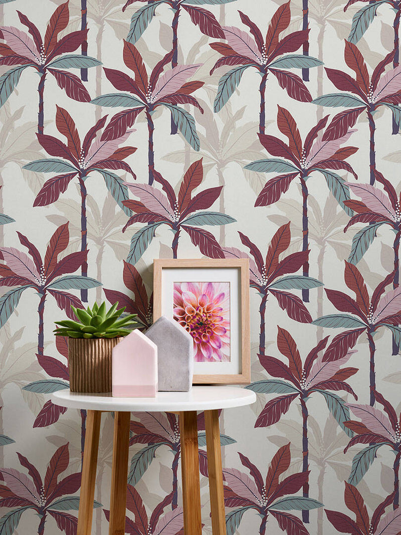 Palm Shadow Wallpaper - 5 Colours