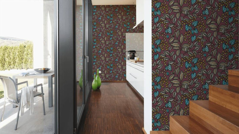 Floral Vine Wallpaper - 6 Colours